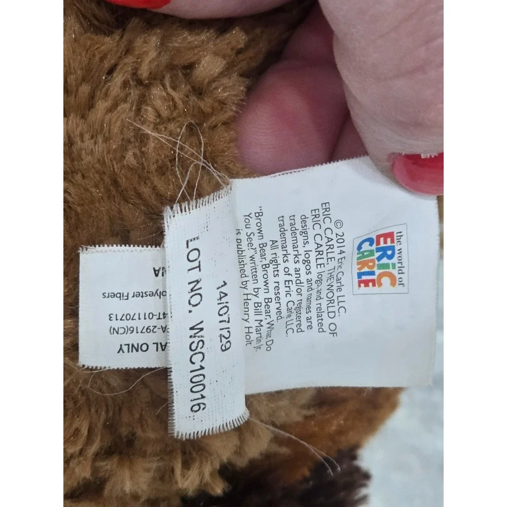 World of Eric Carle Hear Bear Roar Sound Book Battery Plush Bear Book VIDEO